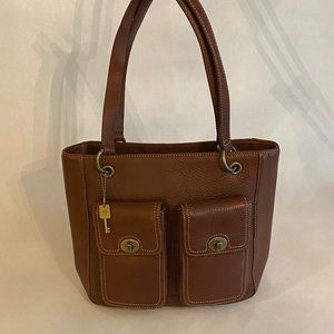 Fossil Purse, Brown Pebbled Leather